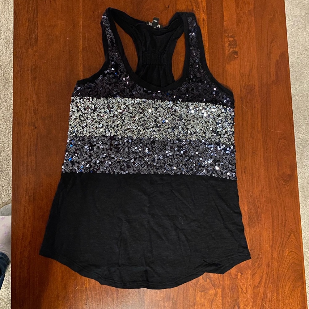 Express Glitter Tank Top